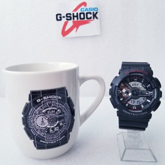 Casio G-Shock set of 4 iconic model custom 12oz ceramic coffee cup Pay 3 get 4 - Picture 9 of 10